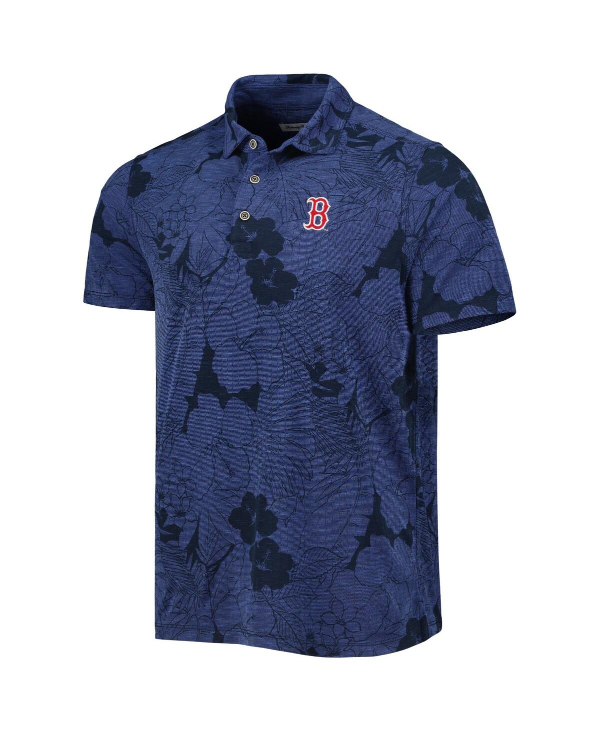 Shop Tommy Bahama Men's  Navy Boston Red Sox Miramar Blooms Polo Shirt