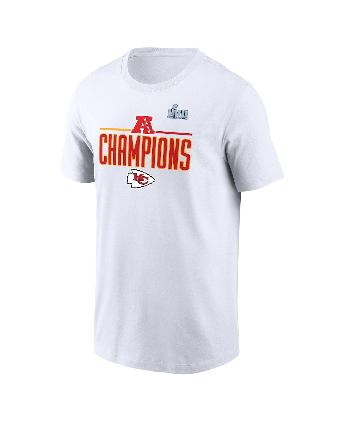 Men's NikeKansas City Chiefs 2022 Afc Champions Roster T-shirt - White