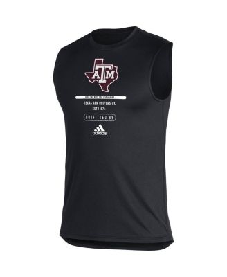 Adidas Men's Black Texas A&M Aggies Sideline Locker Tag AEROREADY ...