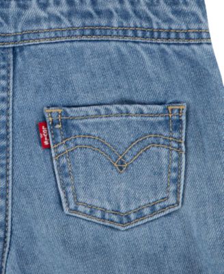 Baby Girl's Knot Strap Shortalls