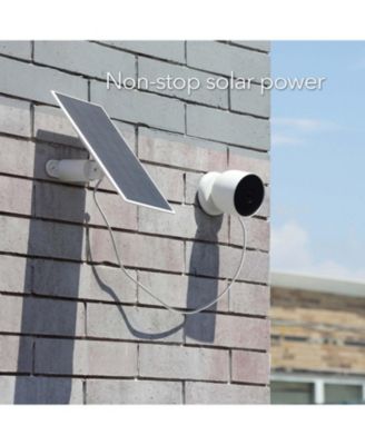 2.5W Solar Panel for Cam Outdoor or Indoor, Battery