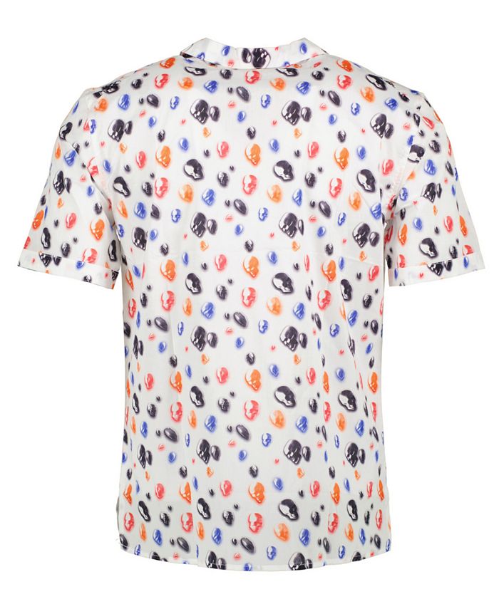 elevenparis Men's ClassicFit SkullPrint ButtonDown Camp Shirt Macy's