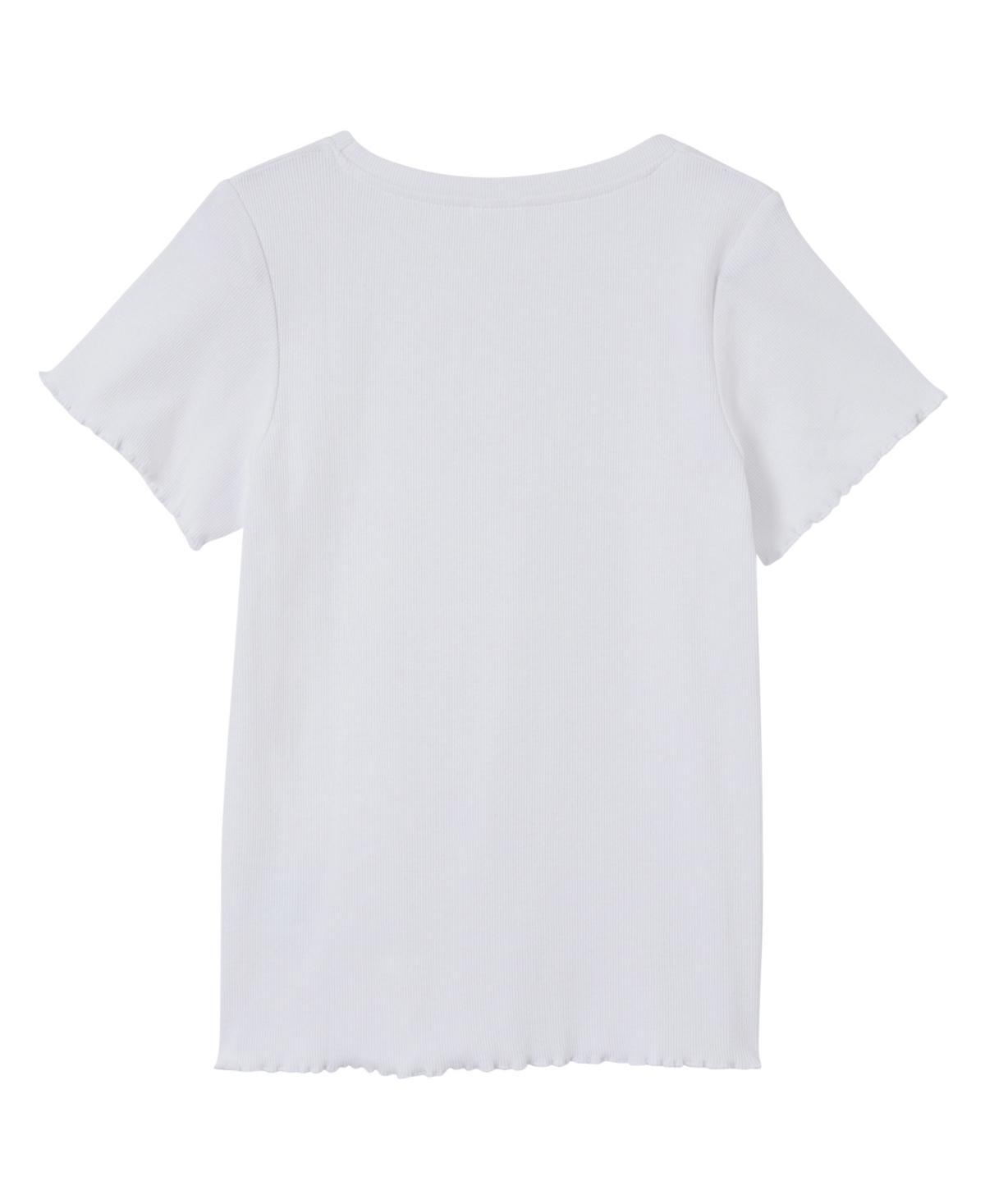 Cotton On Toddler Girls Raya Rib Baby Short Sleeves T-shirt