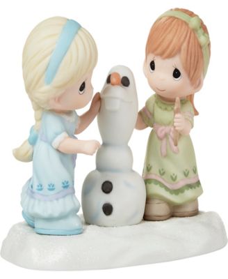 222025 Disney Showcase Frozen Building A Snowman Is Better With You Disney Frozen Bisque Porcelain Figurine