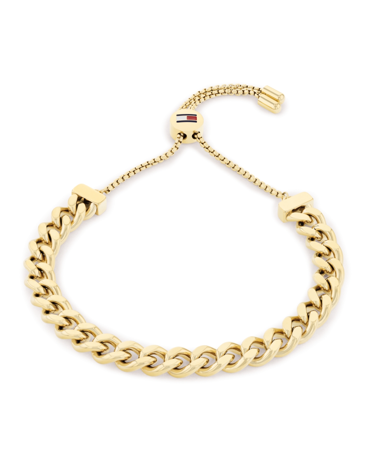 Tommy Hilfiger Hoop Link Chain Bracelet In Gold