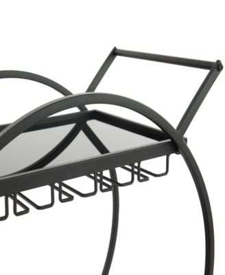 Metal Contemporary Bar Cart