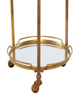 Brass Iron Bar Cart