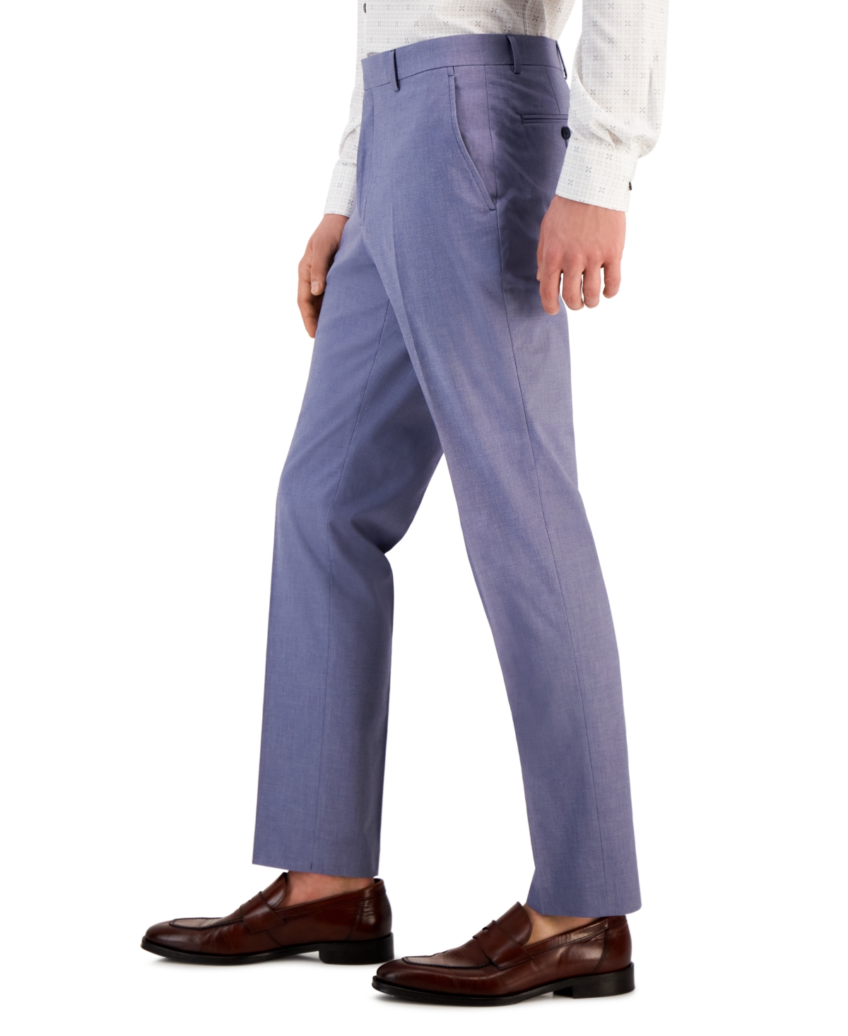 Tommy Hilfiger Men's Modern-Fit Th Flex Stretch Chambray Suit Separate Pant