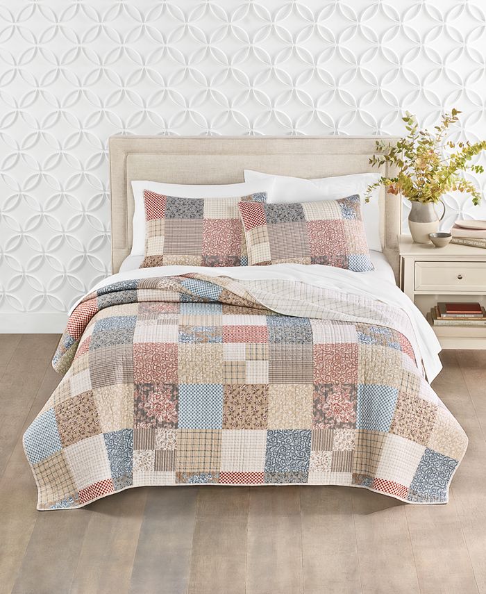 Charter Club Farmhouse Quilt, Twin, Created for Macy's - Macy's