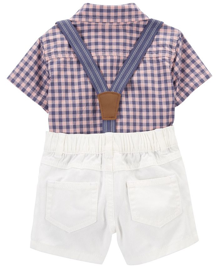 Carter's Baby Boys Dress Me Up Shorts, Suspenders and Bodysuit, 3 Piece