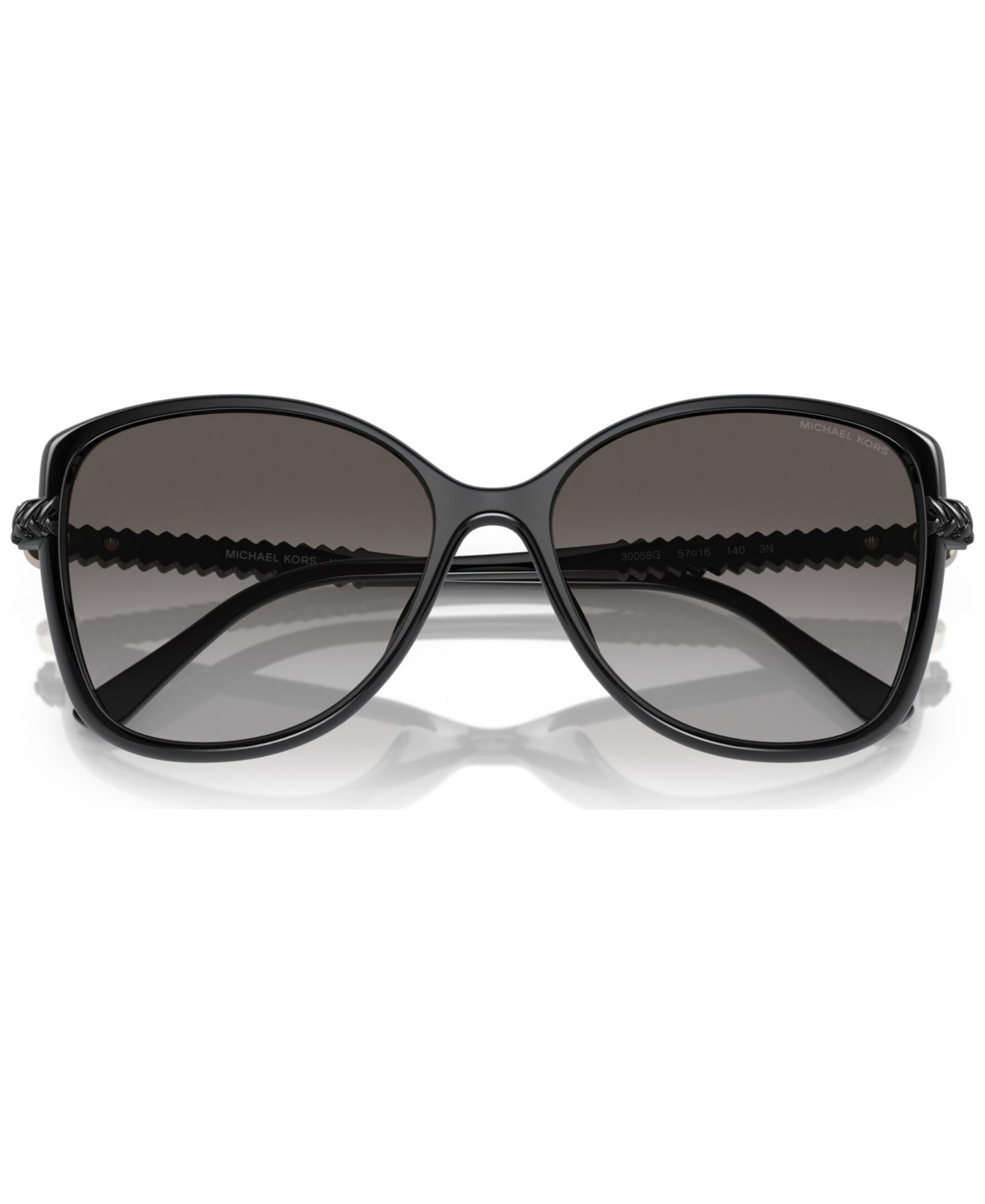 Женские солнцезащитные очки Michael Kors Sunglasses, MK2181, цвет: Чёрный — фото 3