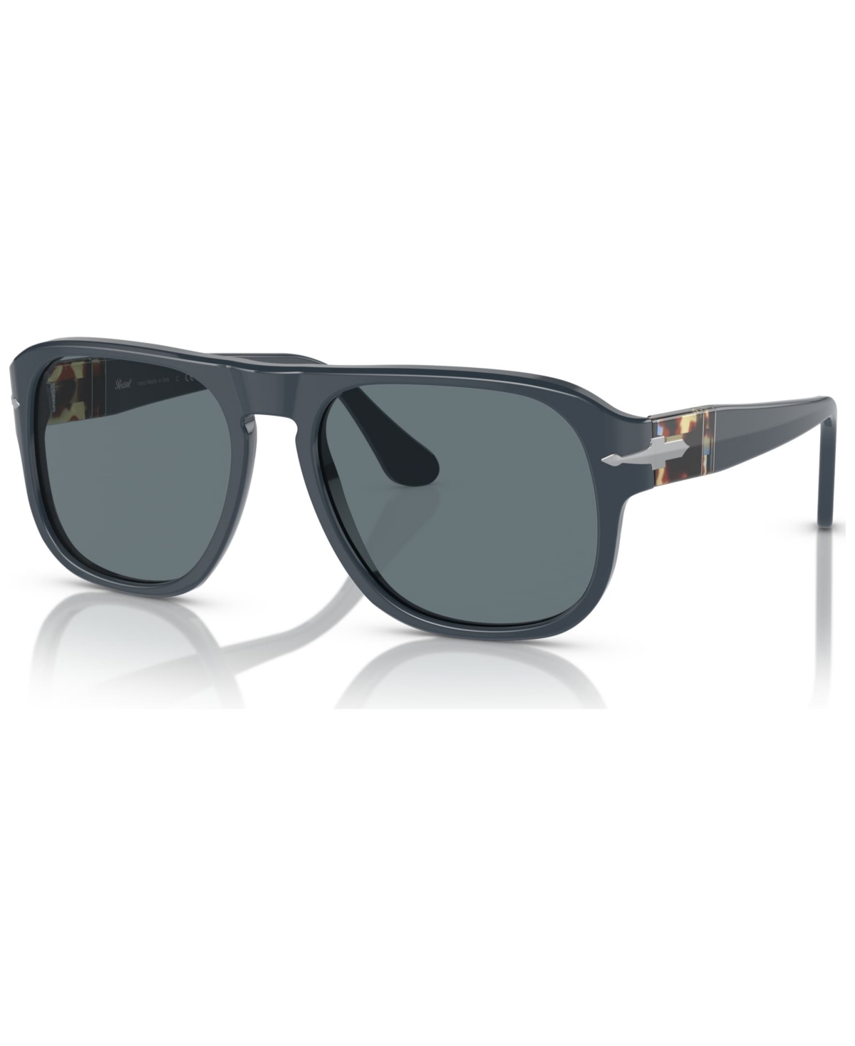 Persol Unisex Polarized Sunglasses, 0po3310s11893r57w 57 In Dusty Blue