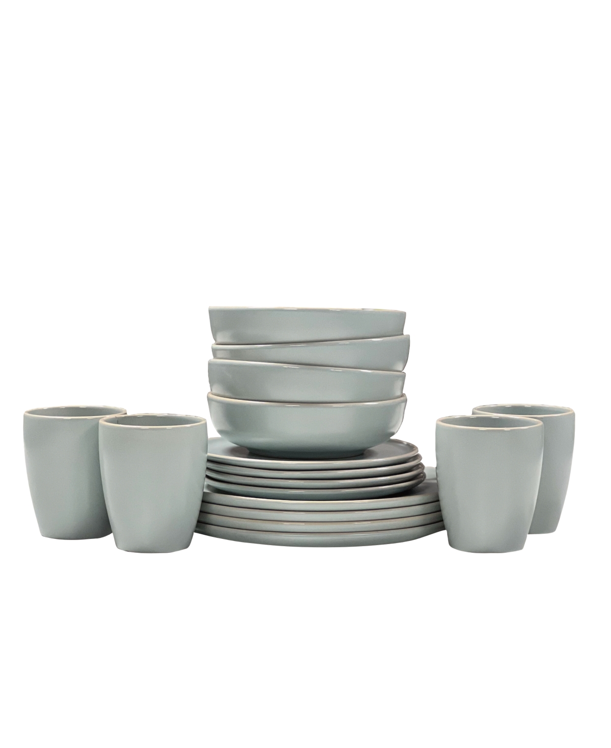 UPC 085081504265 product image for Gibson Elite Serenade Solid 16 Piece Stoneware Dinnerware Set, Service for 4 | upcitemdb.com