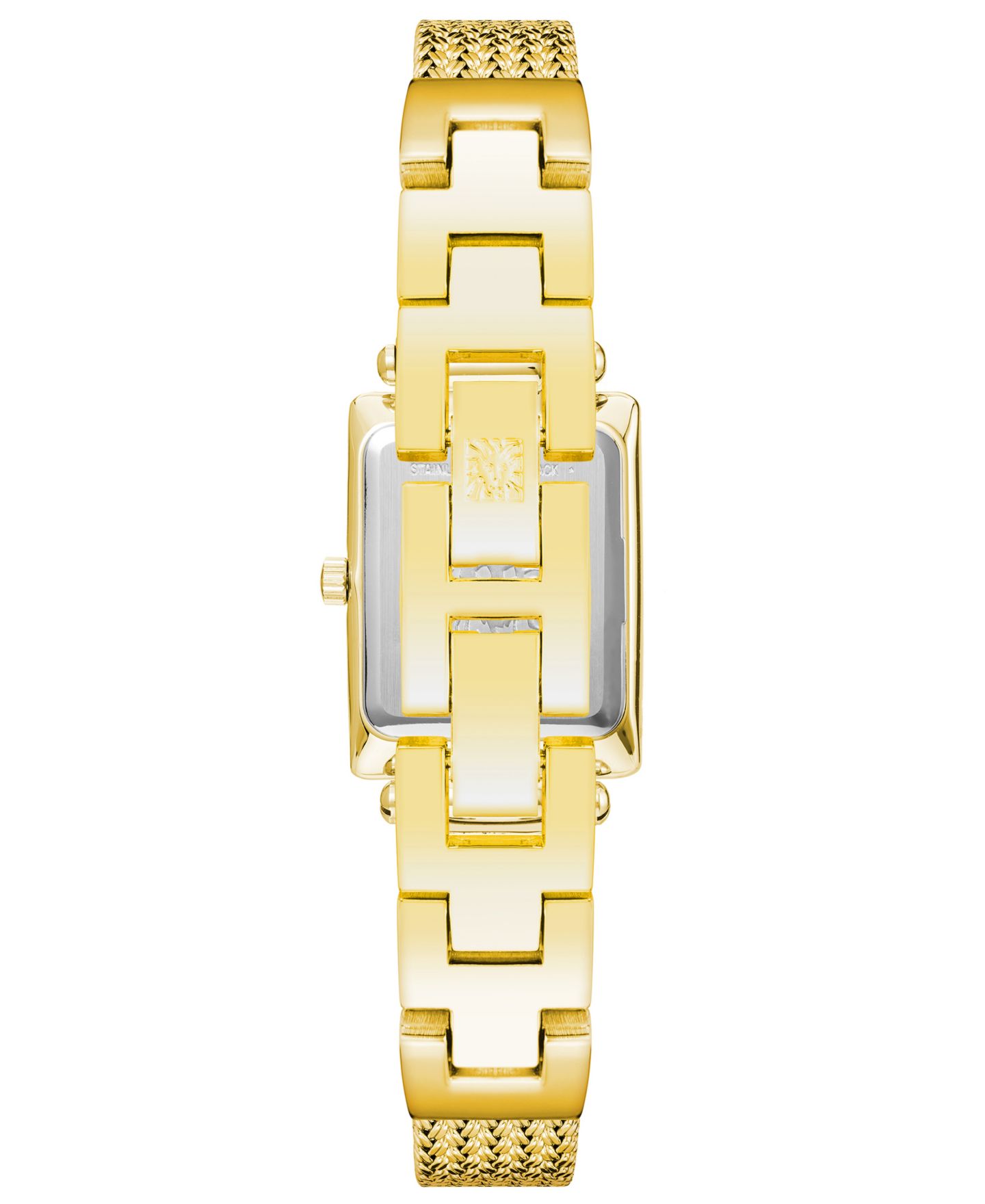 Женские часы Anne Klein Three Hand Quartz Gold-tone Stainless Steel Band Watch, 21.5mm — фото 3