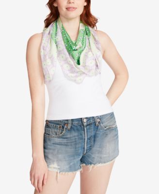 Steve Madden - Women's Printed Satin Square Scarf
