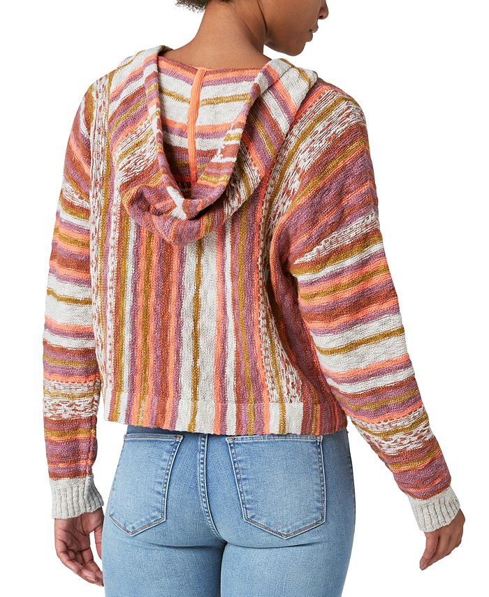 Lucky Brand Women's Drawstring Cropped Baja Hoodie Macy's