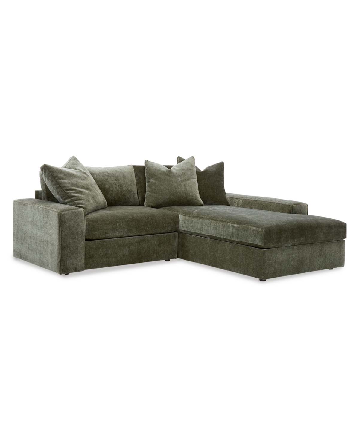 Furniture Michola 98" 2-pc. Fabric Sectional With Chaise, Created For Macy's In Zion Forest