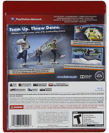 Skate 3 Playstation 3 PS3 EA Sports Skateboarding - Brand New Free Shipping