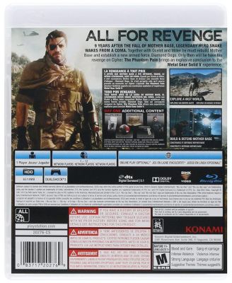 Metal Gear Solid V: The Phantom Pain - PlayStation 3