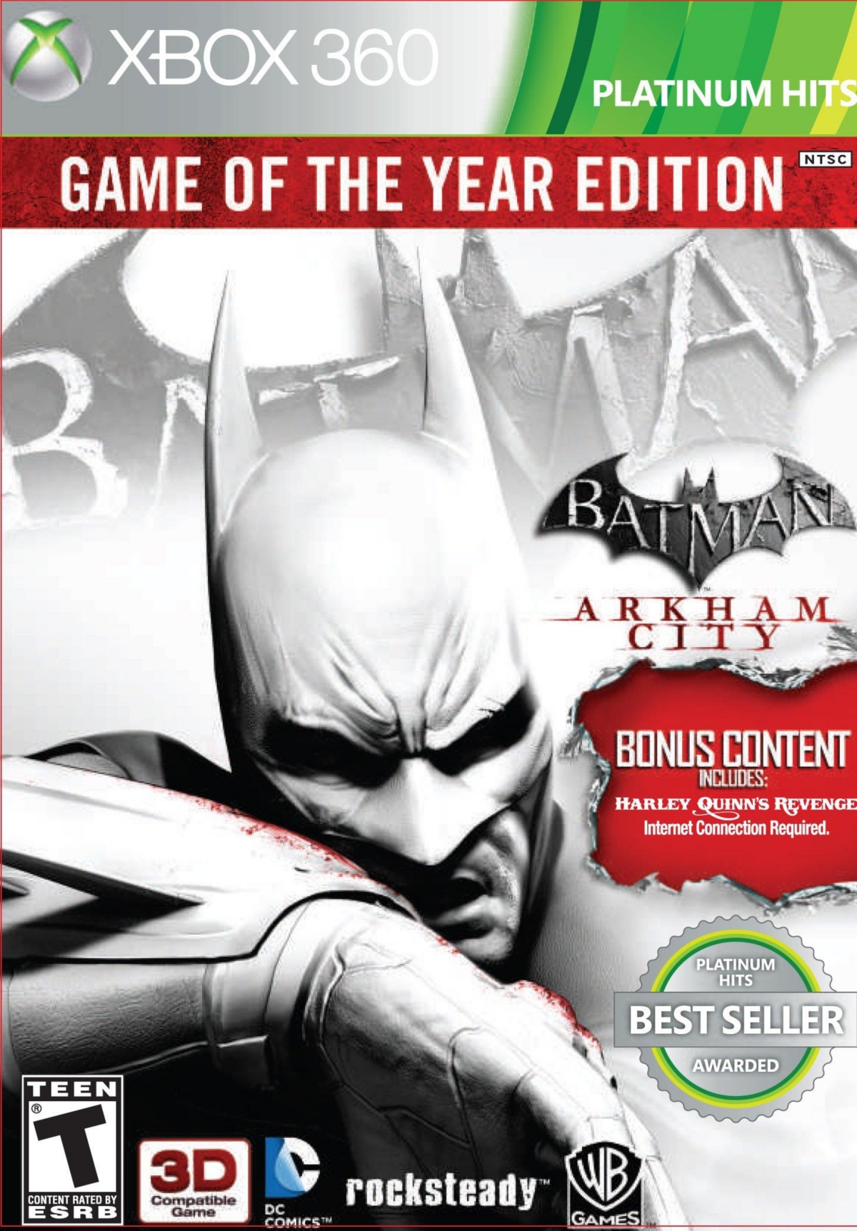 Warner Bros Batman: Arkham City Game Of The Year Edition (platinum Hits) In Open Miscellaneous