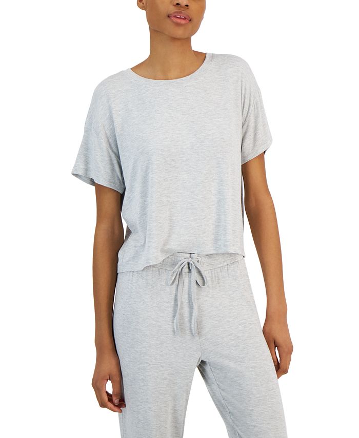 Jenni Women's ShortSleeve Jogger Pajamas Set, Created for Macy's Macy's