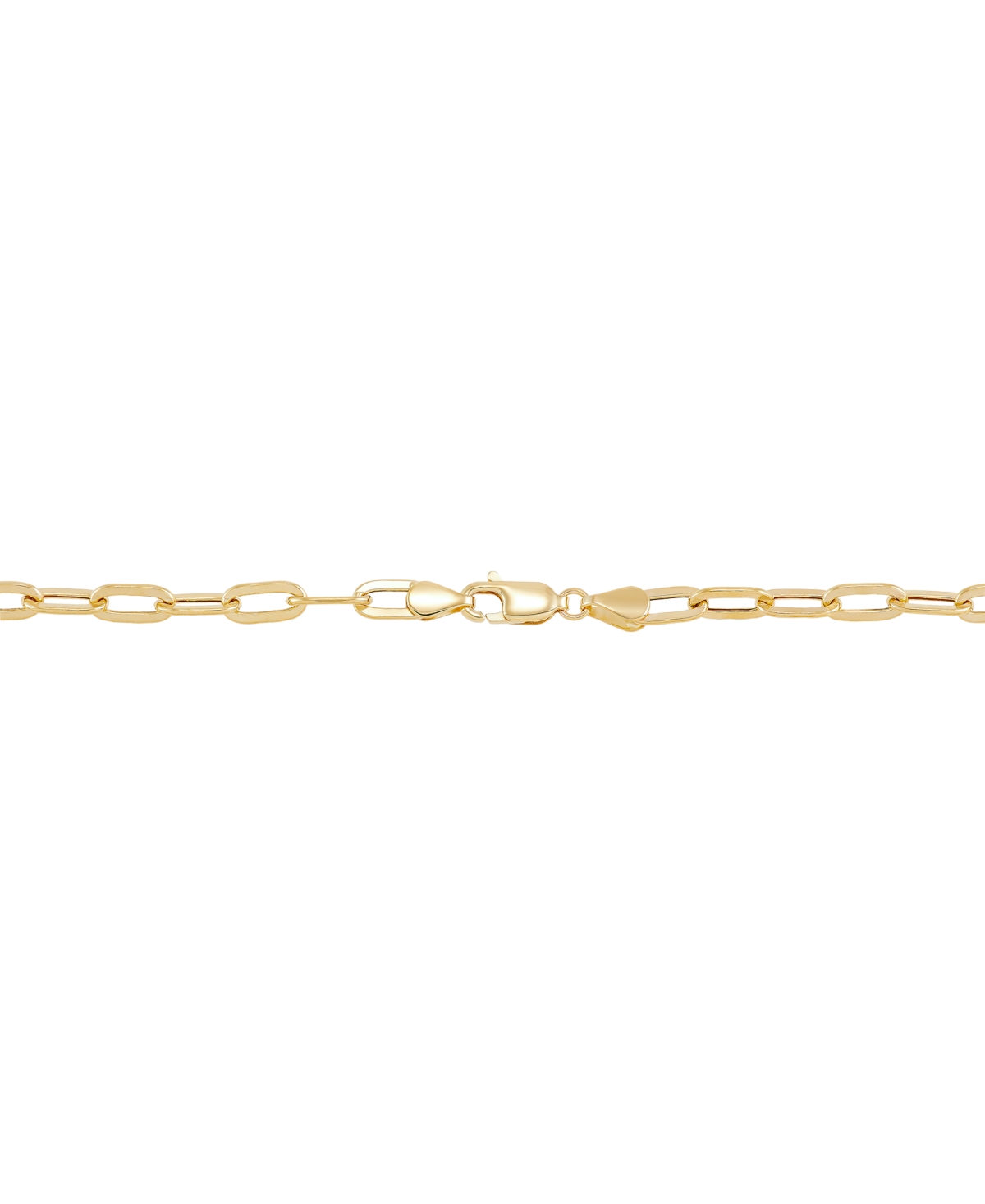Paperclip Link Chain Ankle Bracelet in 10k Gold, Created for Macy's
