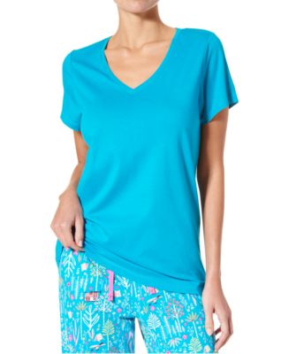 Hue Women's 3/4 Sleeve V-Neck Sleep Tee, Black, Medium - Yahoo