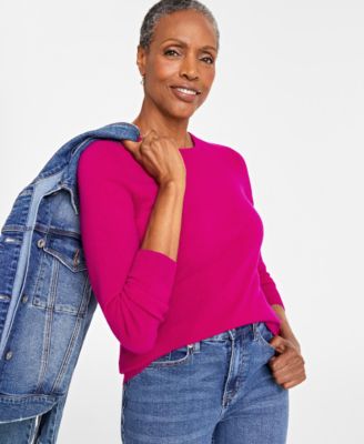 Macy's hot sale pink sweater