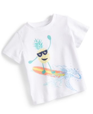 First Impressions - Toddler Boys Pineapple Surf T Shirt