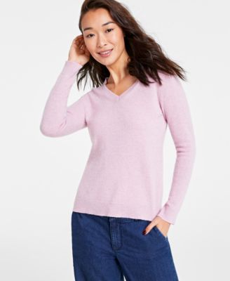 Charter Club - Women's 100% Cashmere V-Neck Sweater