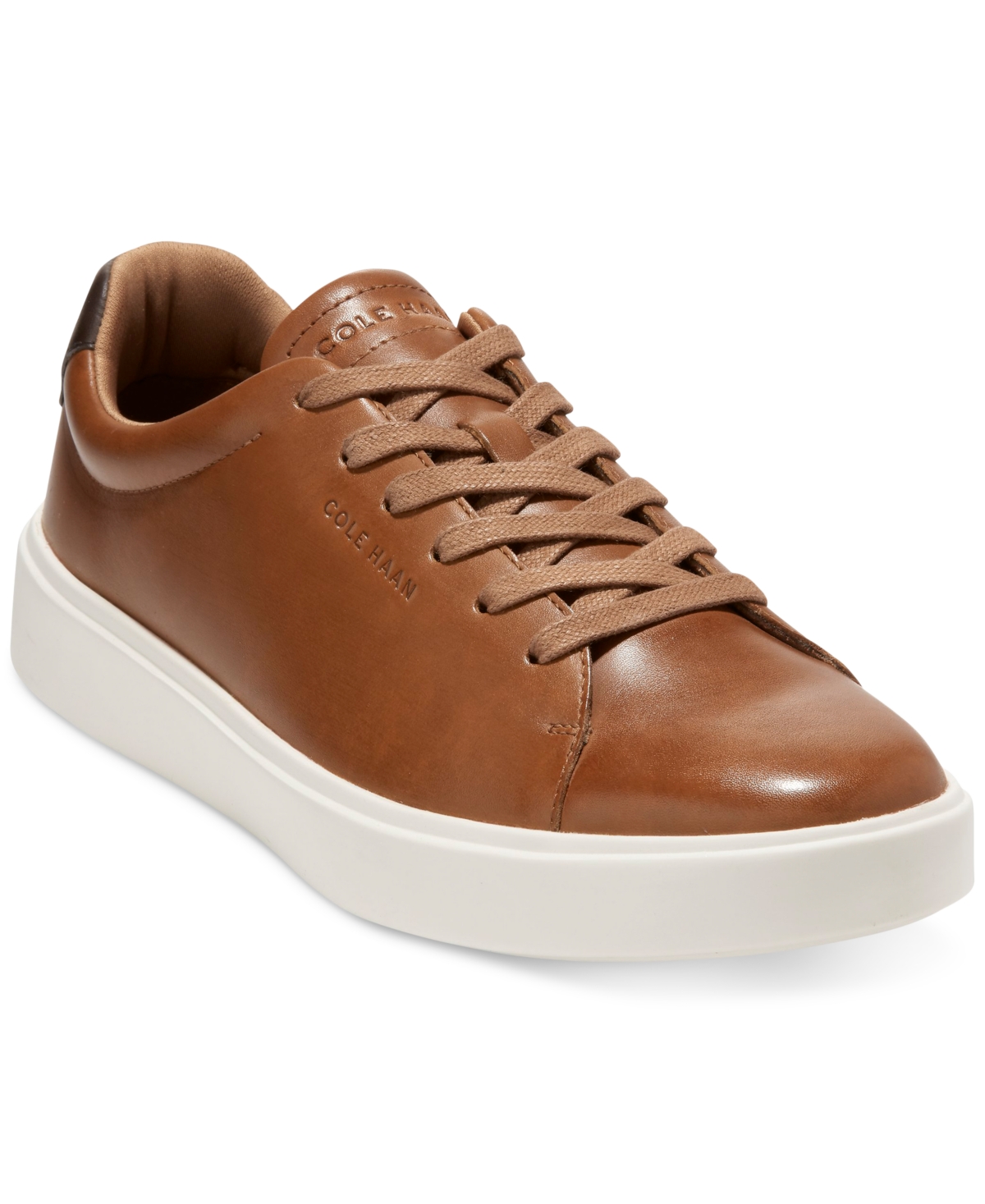 Cole Haan Grand Crosscourt Traveler Sneaker In British Tan,egret