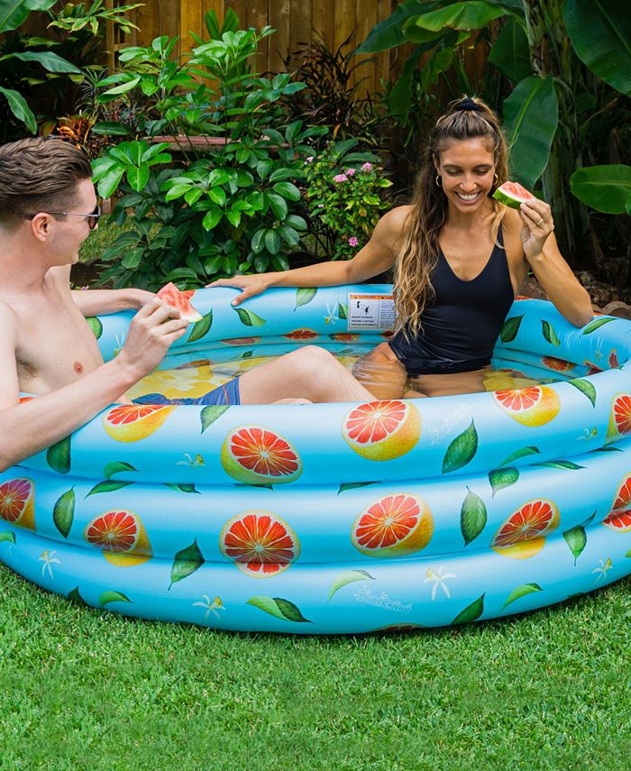 PoolCandy Mermaid Collection Deluxe Sunning Pool 60x15 inch with Glitter main image 1