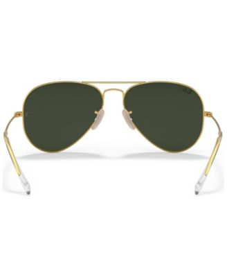 Unisex Aviator Aviation Collection Sunglasses, RB3025 AVIATOR LA 58