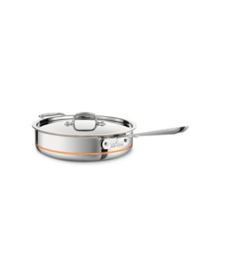 thumbnail image 2 of All-Clad Copper Core 6 Qt Stainless Steel Saute Pan With Lid (Factory Second - Minor Dent) 2 of 5
