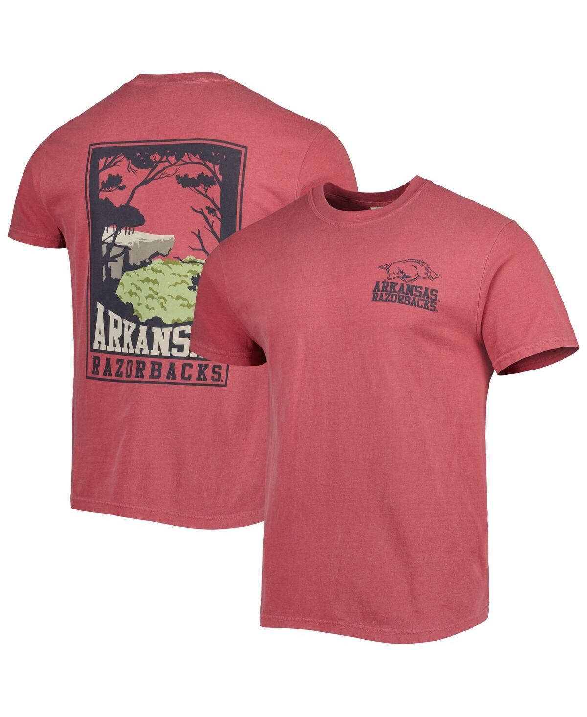 Shop Image One Men's Crimson Arkansas Razorbacks Hyperlocal Tree T-shirt