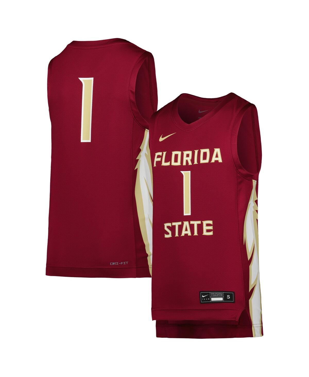 Big Boys NikeFlorida State Seminoles Team Replica Basketball Jersey - Garnet