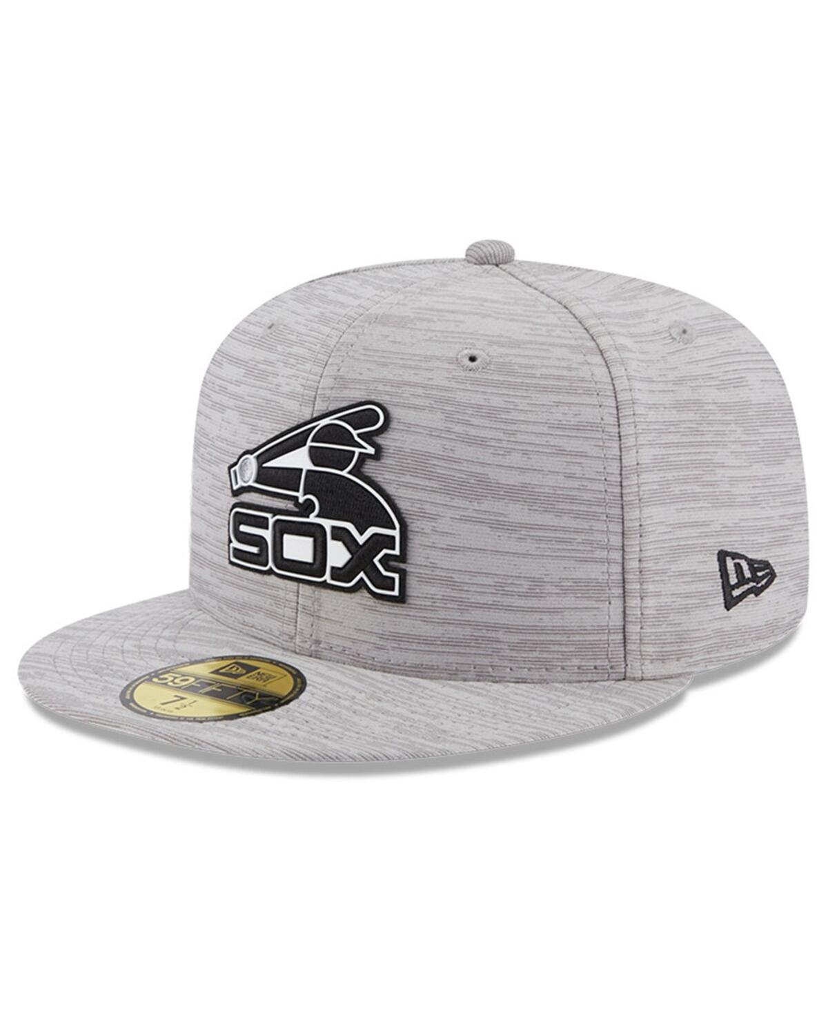 Shop New Era Men's  Gray Chicago White Sox 2023 Clubhouse 59fifty Fitted Hat