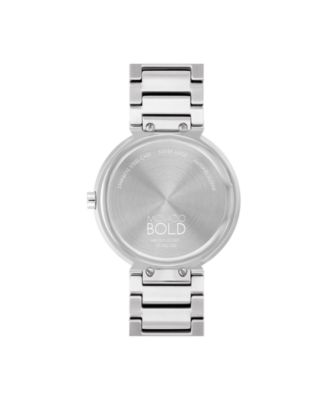 Women's Bold Horizon Swiss Quartz Two Tone Stainless Steel Watch 34mm