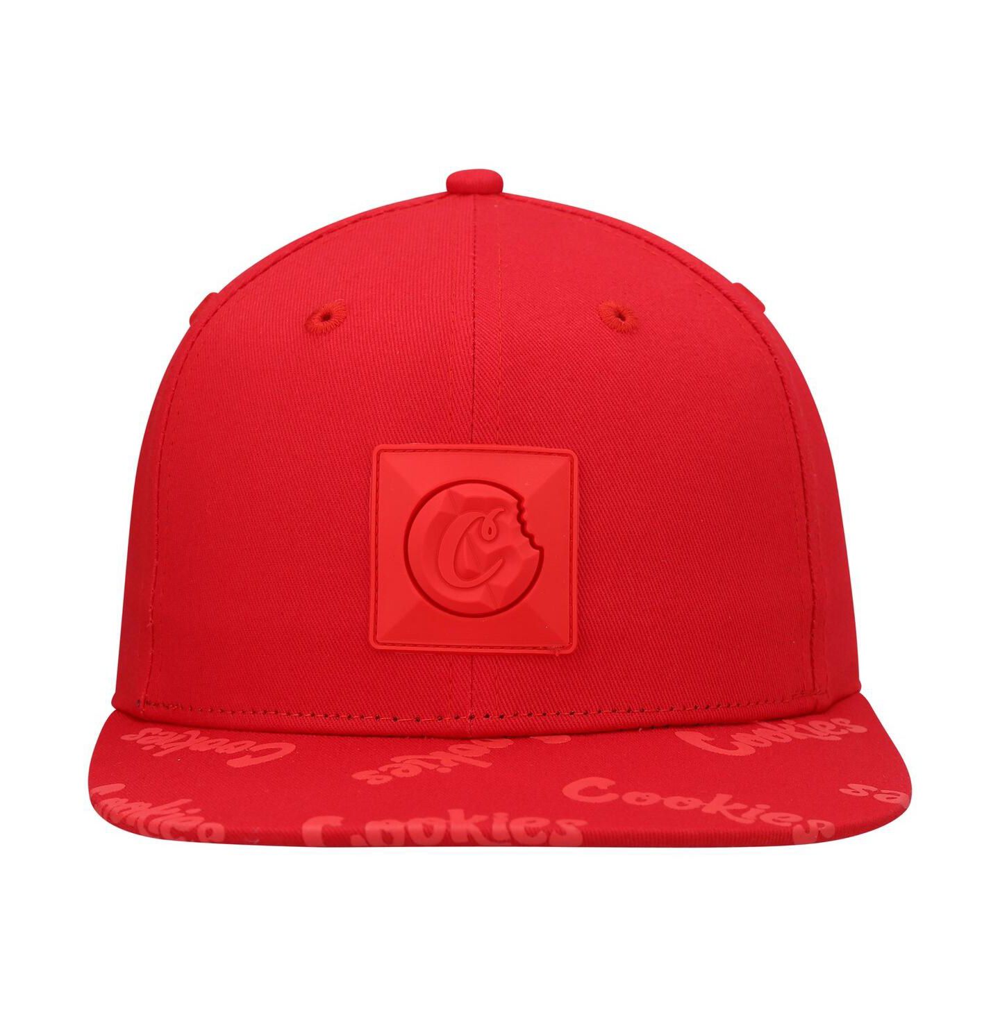 Мужская кепка Cookies Red Monaco Snapback Hat — фото 3
