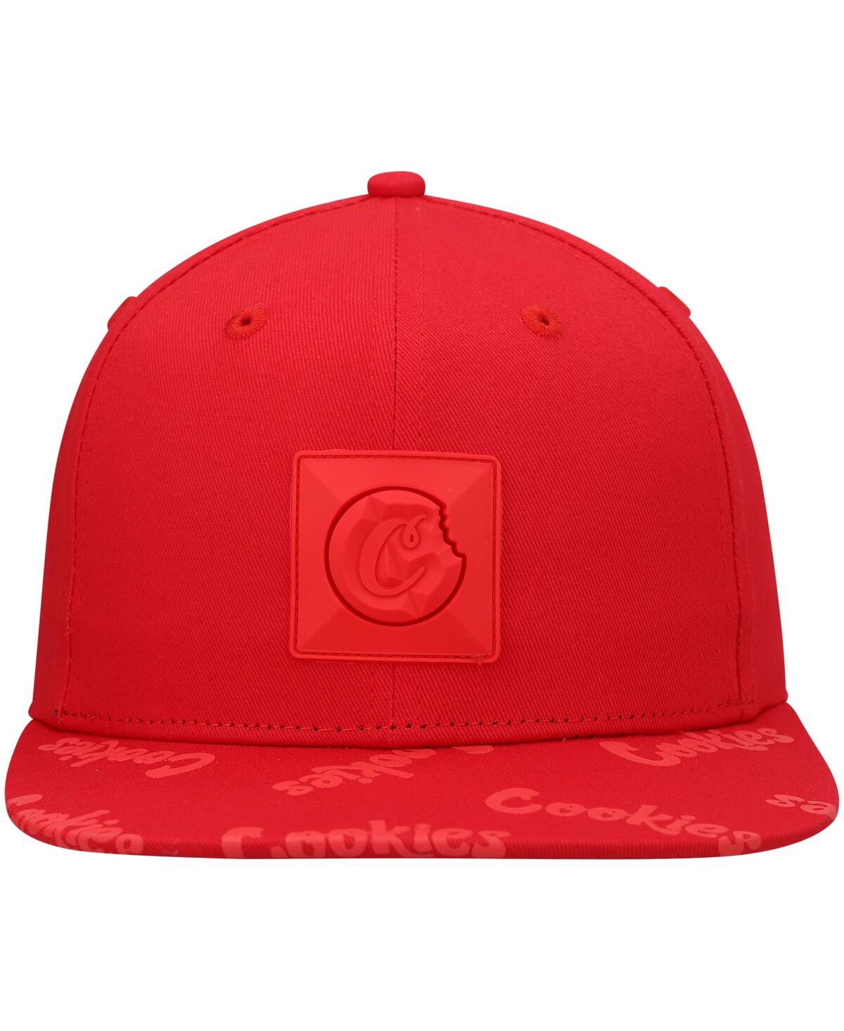Shop Cookies Men's  Red Monaco Snapback Hat
