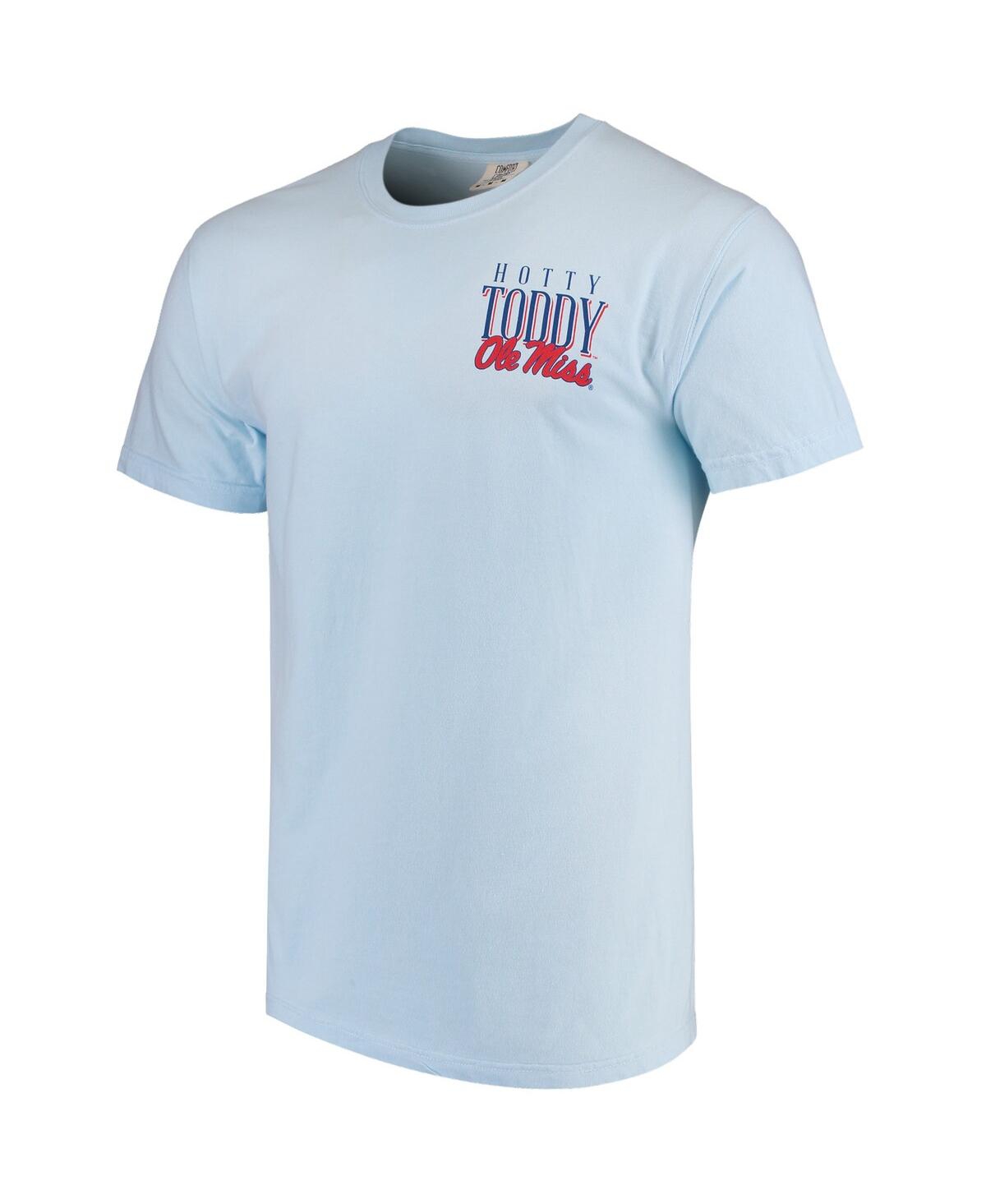 Men'sOle Miss Rebels Welcome to the South Comfort Colors T-shirt - Light Blue
