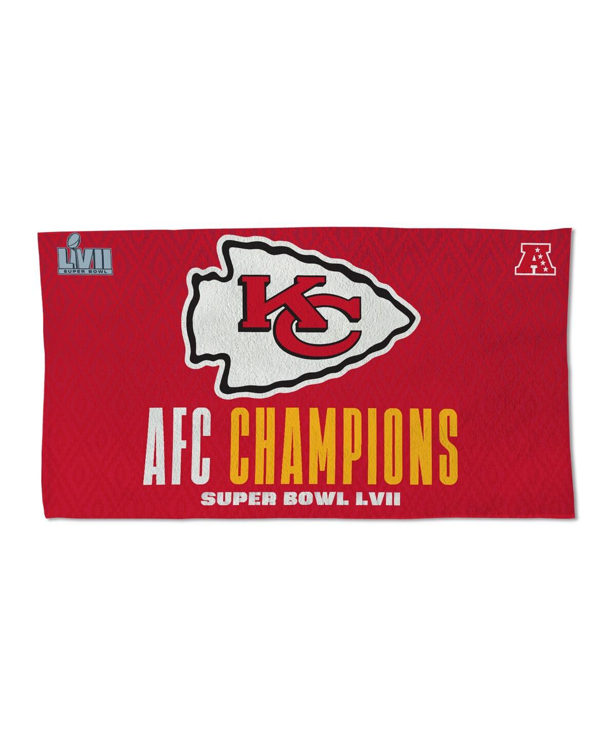 Wincraft Kansas City Chiefs 2022 Afc Champions Locker Room 22'' X 42'' Two-sided Towel In Multi
