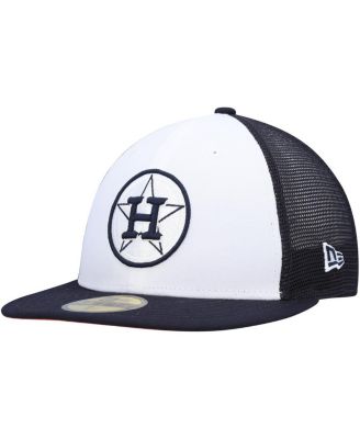 New Era Houston Astros Heather Black White 59FIFTY Fitted Cap - Macy's