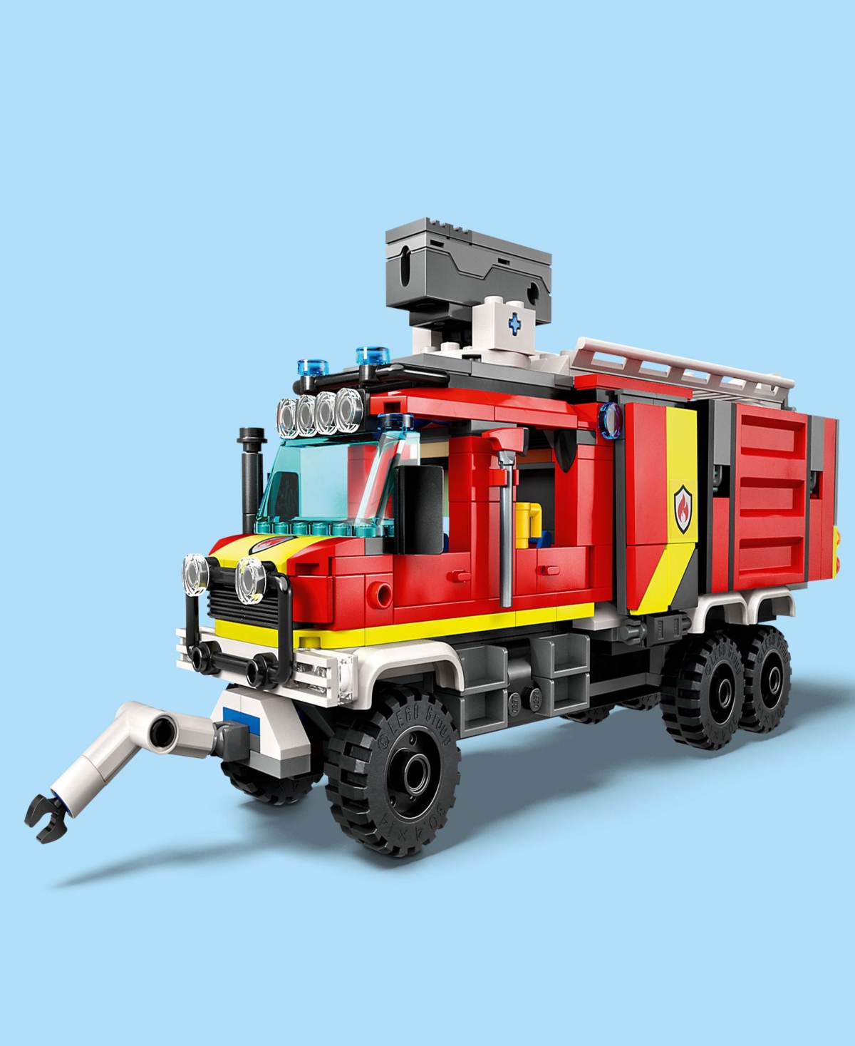 Shop Lego City Fire Command Truck 60374 Building Toy Set With 3 Minifigures In Multicolor