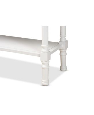 Garvey French Provincial Finished Wood 3-Drawer Entryway Console Table