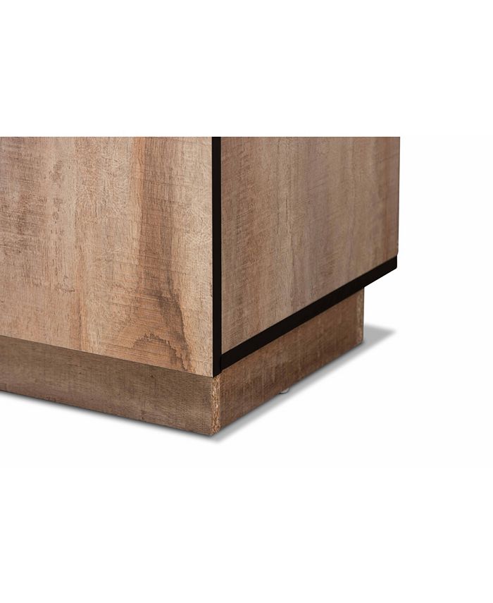 Baxton Studio Patton Modern and Contemporary 47.2" Finished Wood 3Door