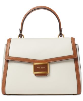 kate spade new york - Katy Colorblocked Small Textured Leather Satchel