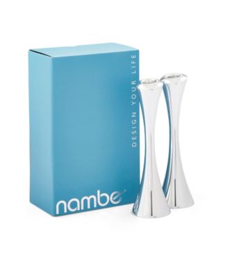 Nambe Set of 2 Aquila Candlesticks