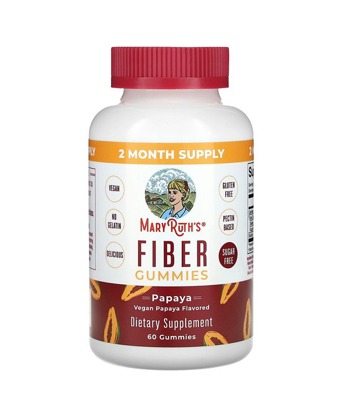 MaryRuth Organics Adult Fiber Gummies, Papaya, 60 ct Macy's