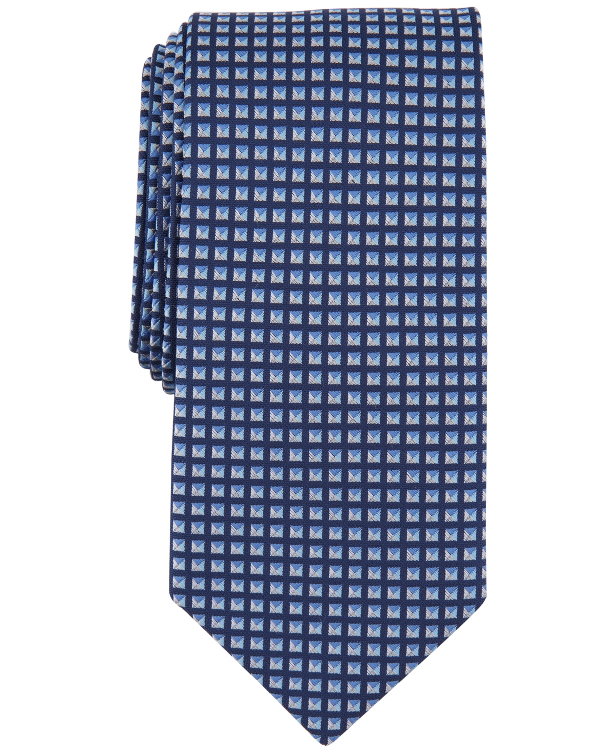 Michael Kors Men's Dobson Geo-print Tie In Navy